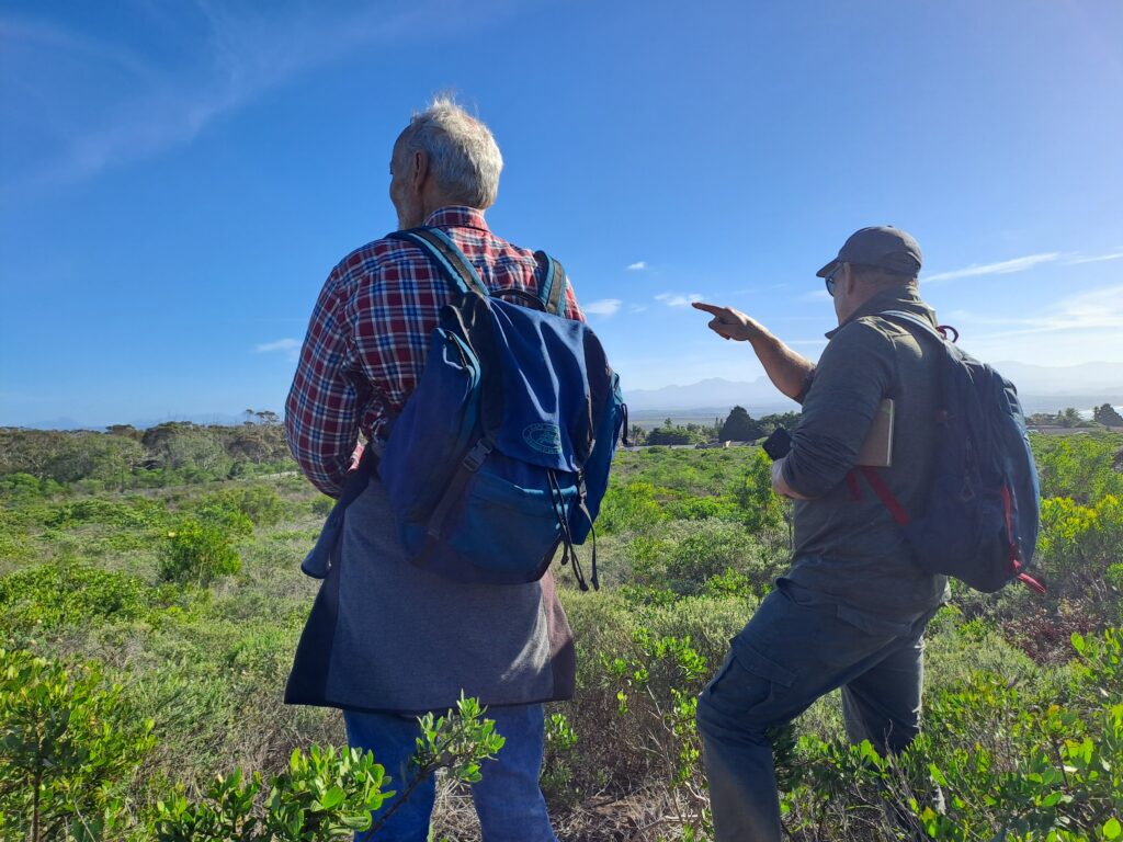 Bruce and Jan during the field assessment